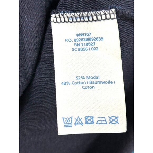 Boden Cressida Faux Wrap Dress Sz 6R Blue Elastic Waist Pockets Modal Cotton E2 - Picture 10 of 11